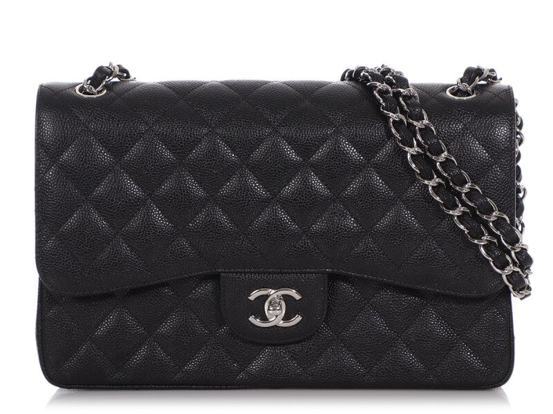 Chanel CAVIAR QUILTED JUMBO Shoulder Bag - Rovelle Bags