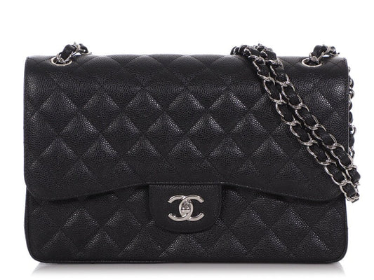 Chanel CAVIAR QUILTED JUMBO Shoulder Bag - Rovelle Bags