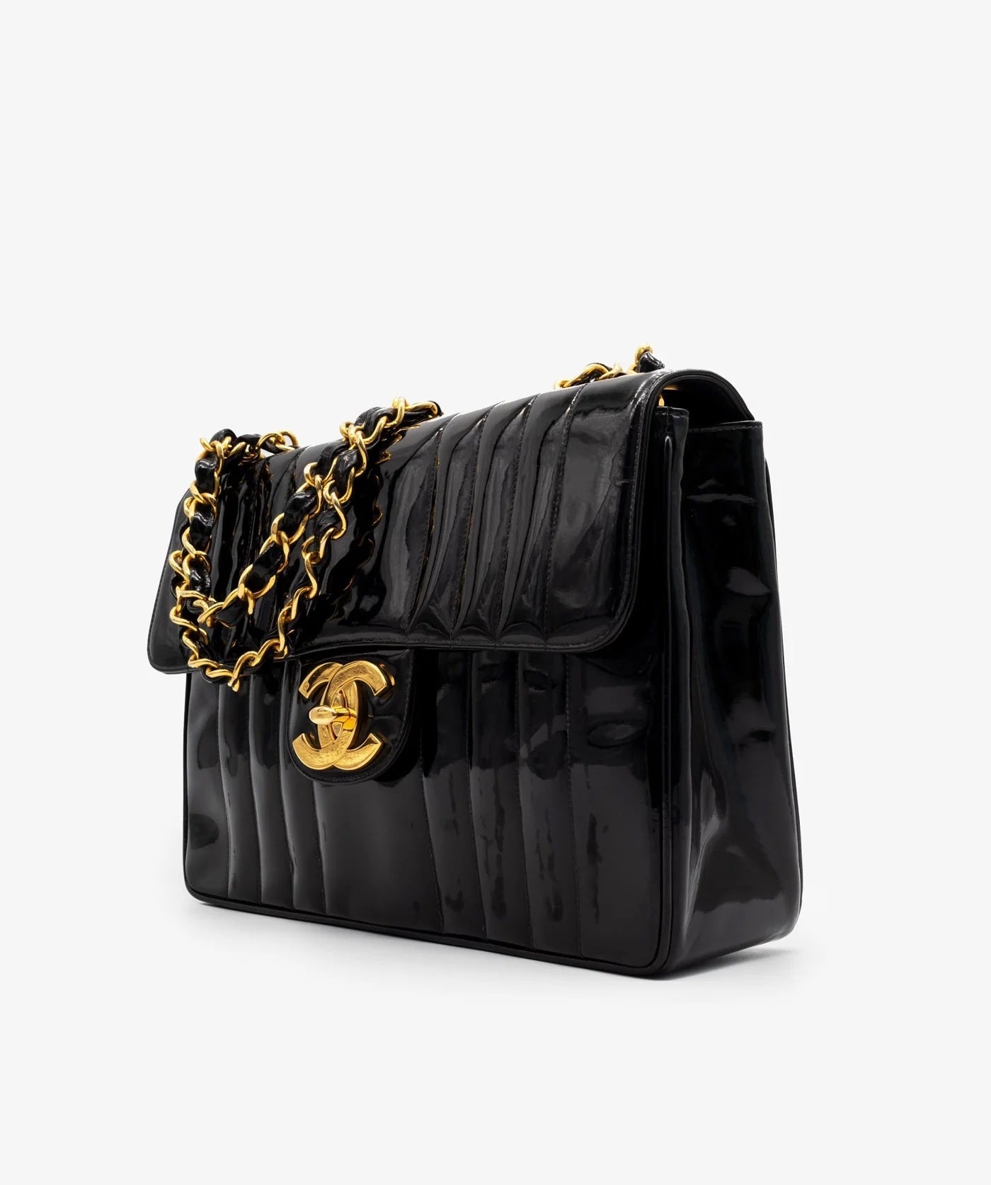 Chanel JUMBO MADEMOISELLE VERTICAL Handbag - Rovelle Bags