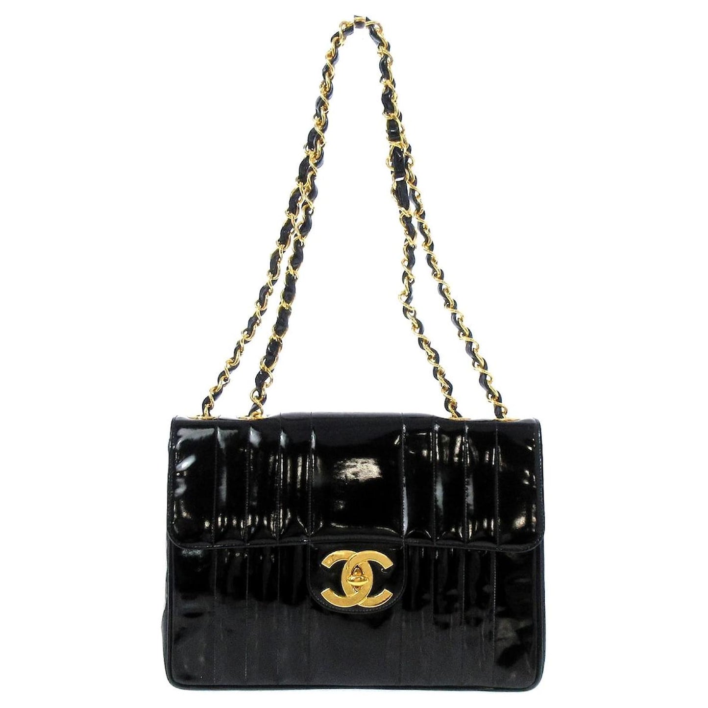Chanel JUMBO MADEMOISELLE VERTICAL Handbag - Rovelle Bags