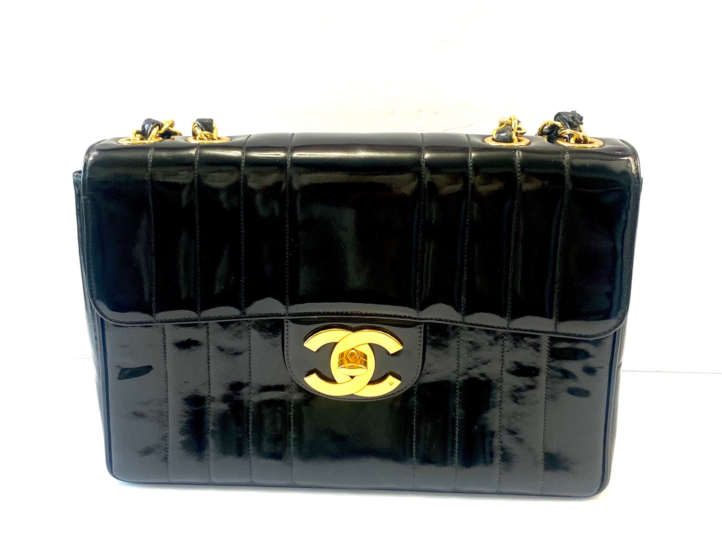 Chanel JUMBO MADEMOISELLE VERTICAL Handbag - Rovelle Bags