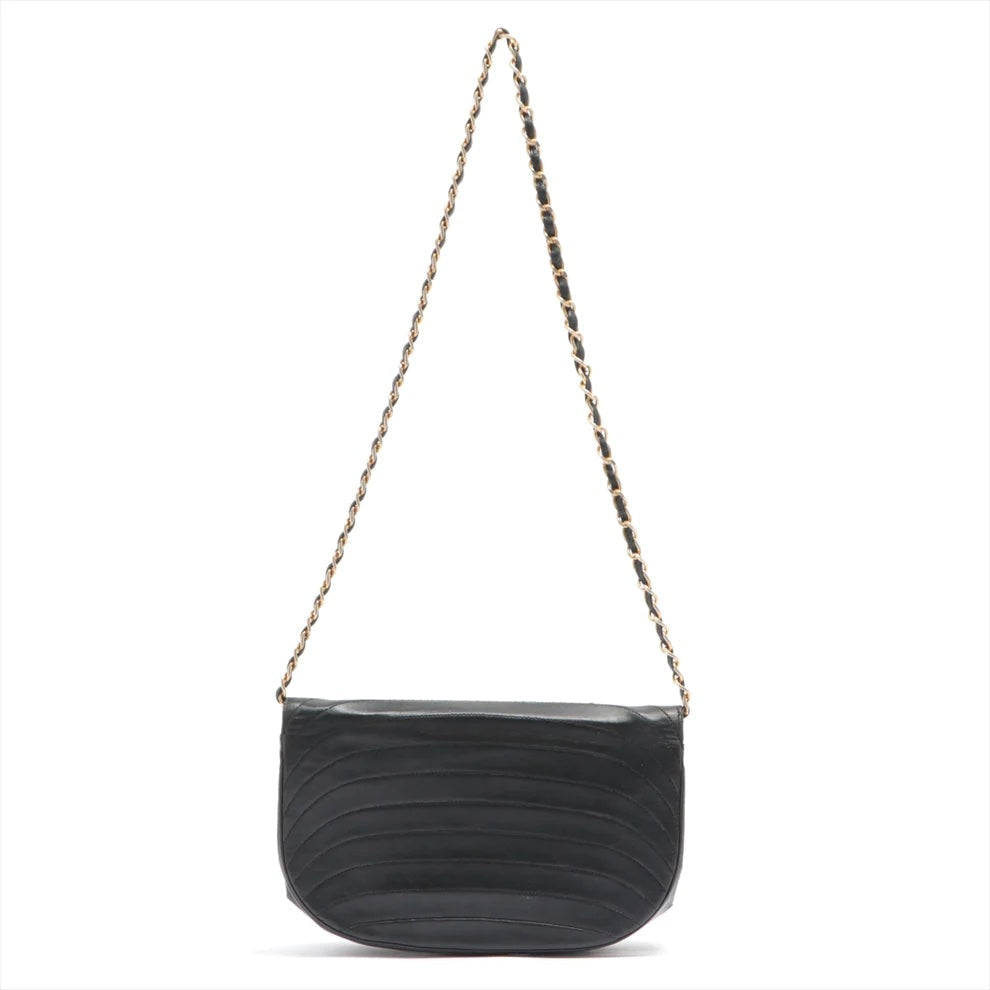 Chanel LAMBSKIN LEATHER HALF Shoulder Bag - Rovelle Bags