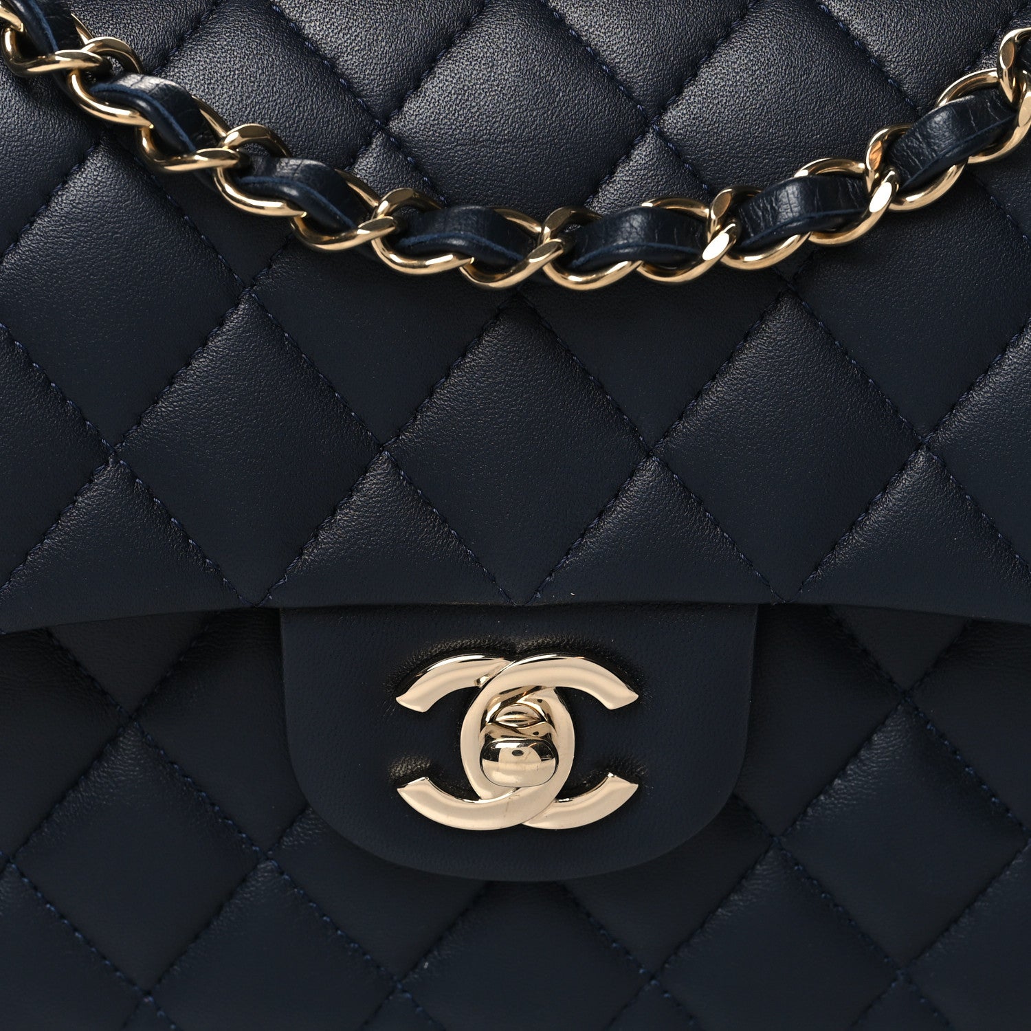 Chanel QUILTED LAMBSKIN DOUBLE Shoulder Bag - Rovelle Bags