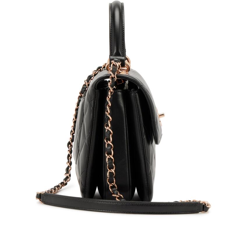 Chanel QUILTED LAMBSKIN TRENDY Handbag - Rovelle Bags