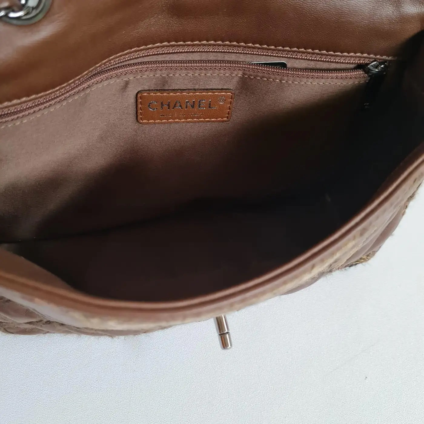 Chanel LAMBSKIN PATCH STITCHED Flap Bag - Rovelle Bags