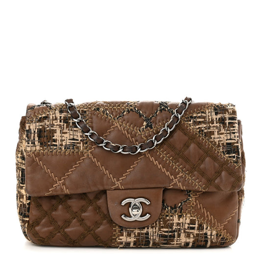 Chanel LAMBSKIN PATCH STITCHED Flap Bag - Rovelle Bags