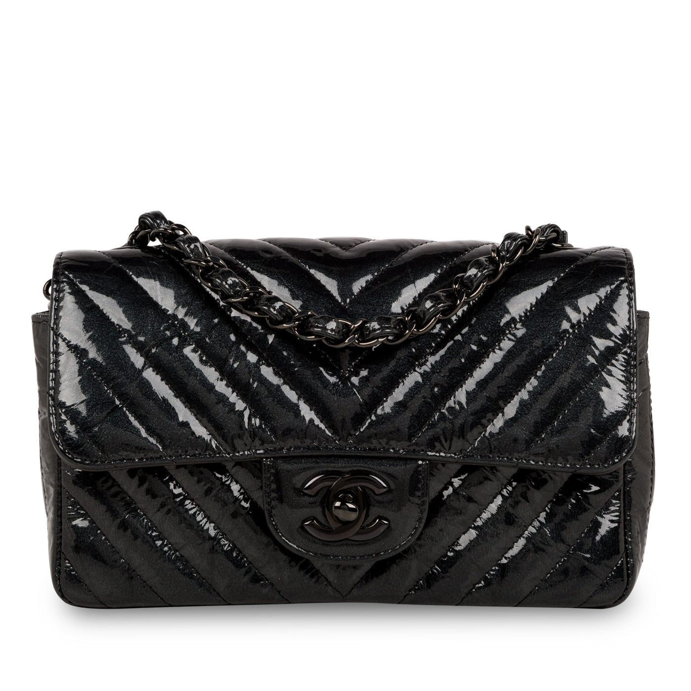 Chanel Classic Flap Bag - Mini Rectangular - So Black