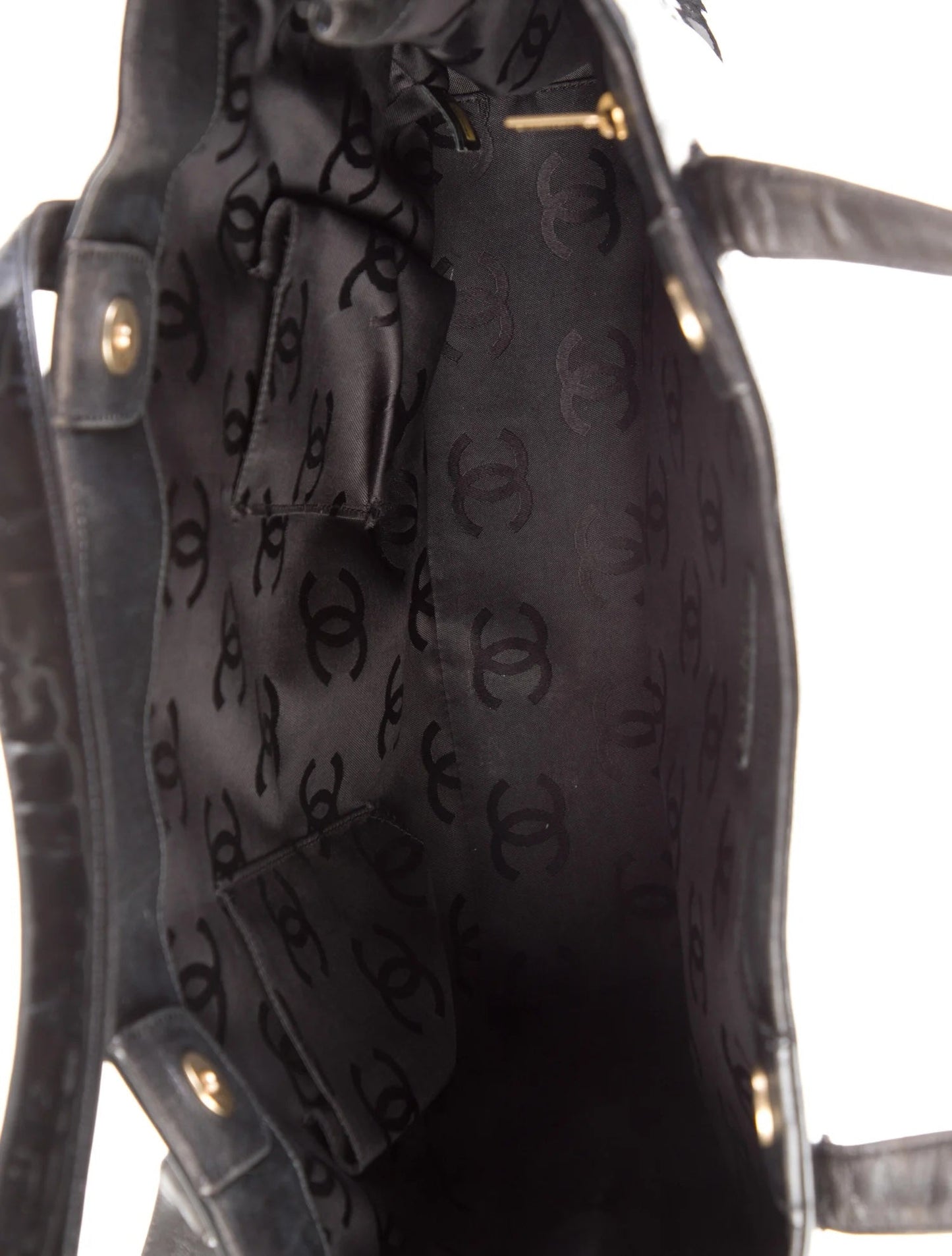 Chanel PATENT LEATHER TRIPLE Tote Bag - Rovelle Bags