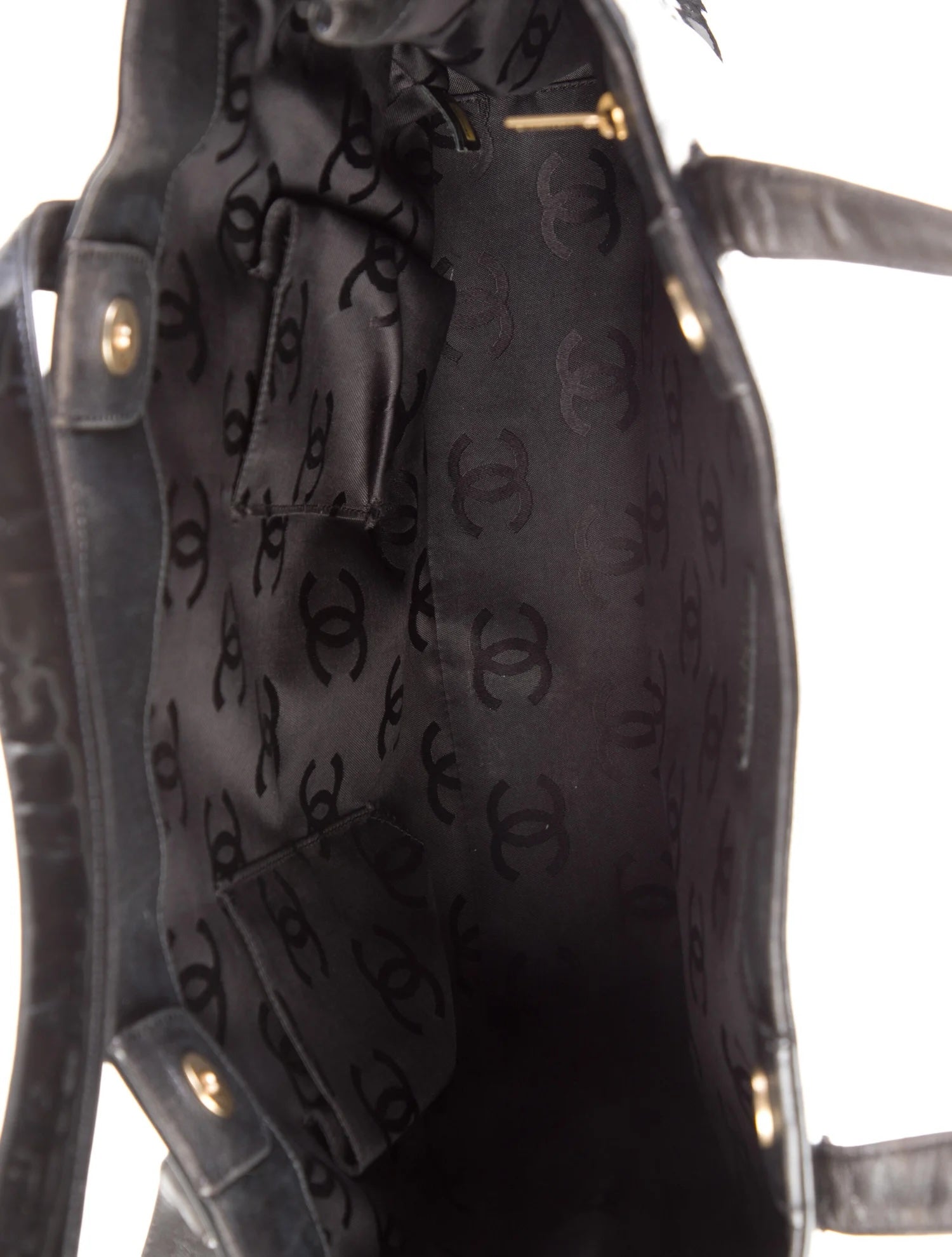 Chanel PATENT LEATHER TRIPLE Tote Bag - Rovelle Bags