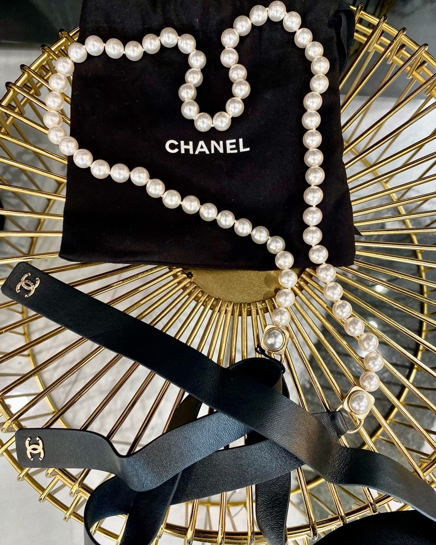 Chanel CC GLASS PEARLS Handbag - Rovelle Bags