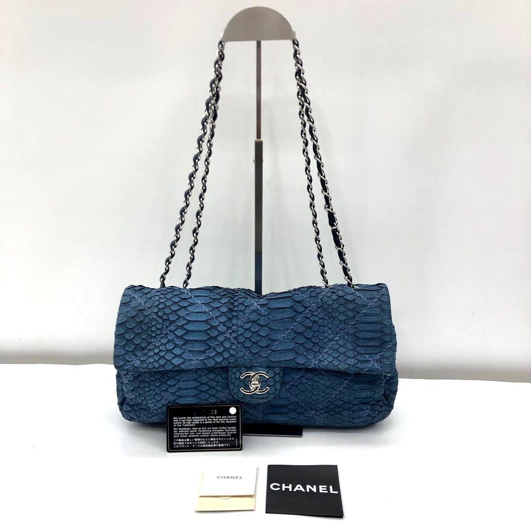 Chanel ULTRA STITCH PYTHON Shoulder Bag - Rovelle Bags