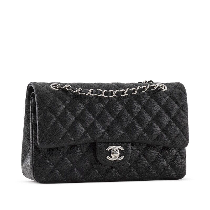 Chanel CLASSIC QUILTED CAVIAR Flap Bag - Rovelle Bags