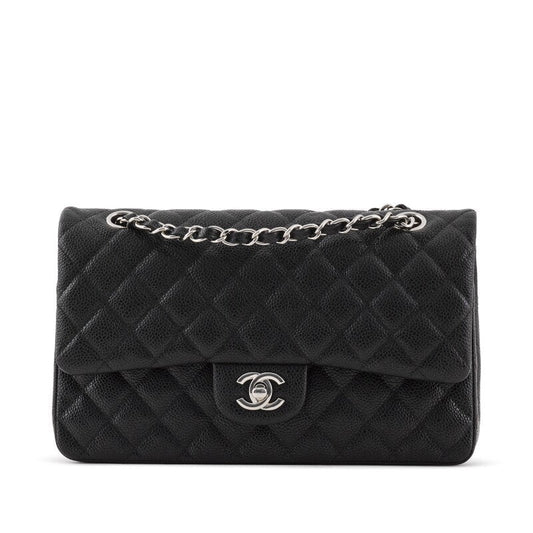 Chanel CLASSIC QUILTED CAVIAR Flap Bag - Rovelle Bags