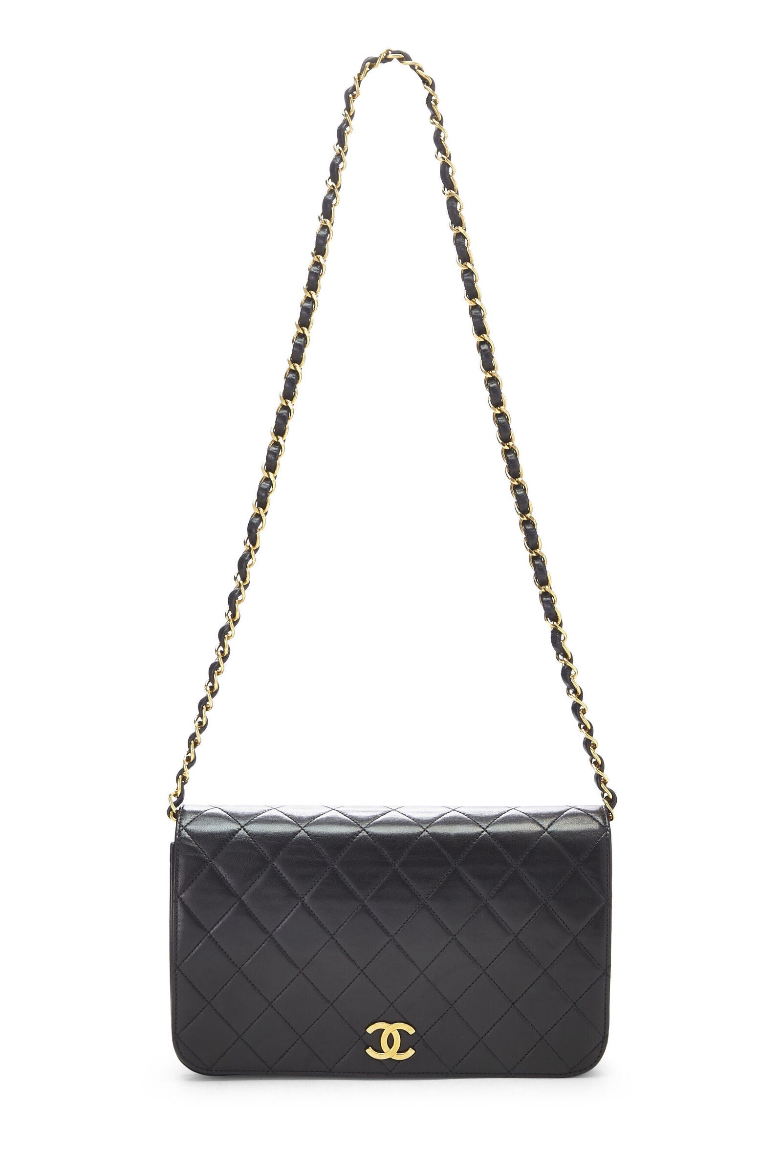 Chanel QUILTED LAMBSKIN LEATHER Flap Bag - Rovelle Bags