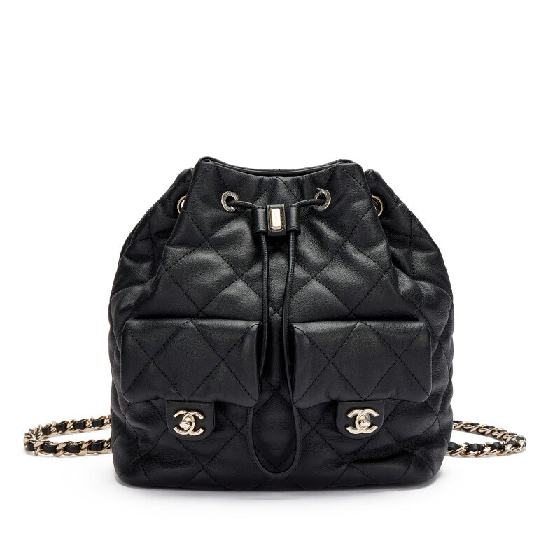 Chanel 2023 QUILTED LAMBSKIN Backpack - Rovelle Bags