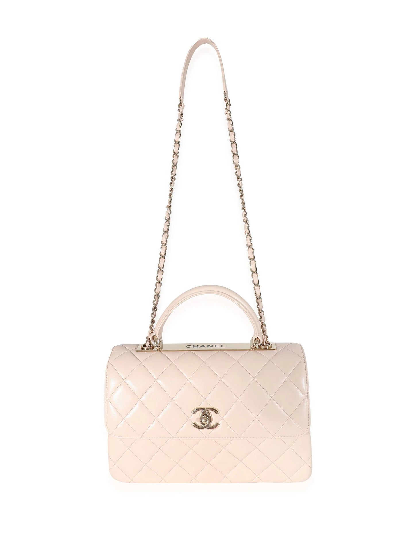 Chanel QUILTED LAMBSKIN TRENDY Flap Bag - Rovelle Bags
