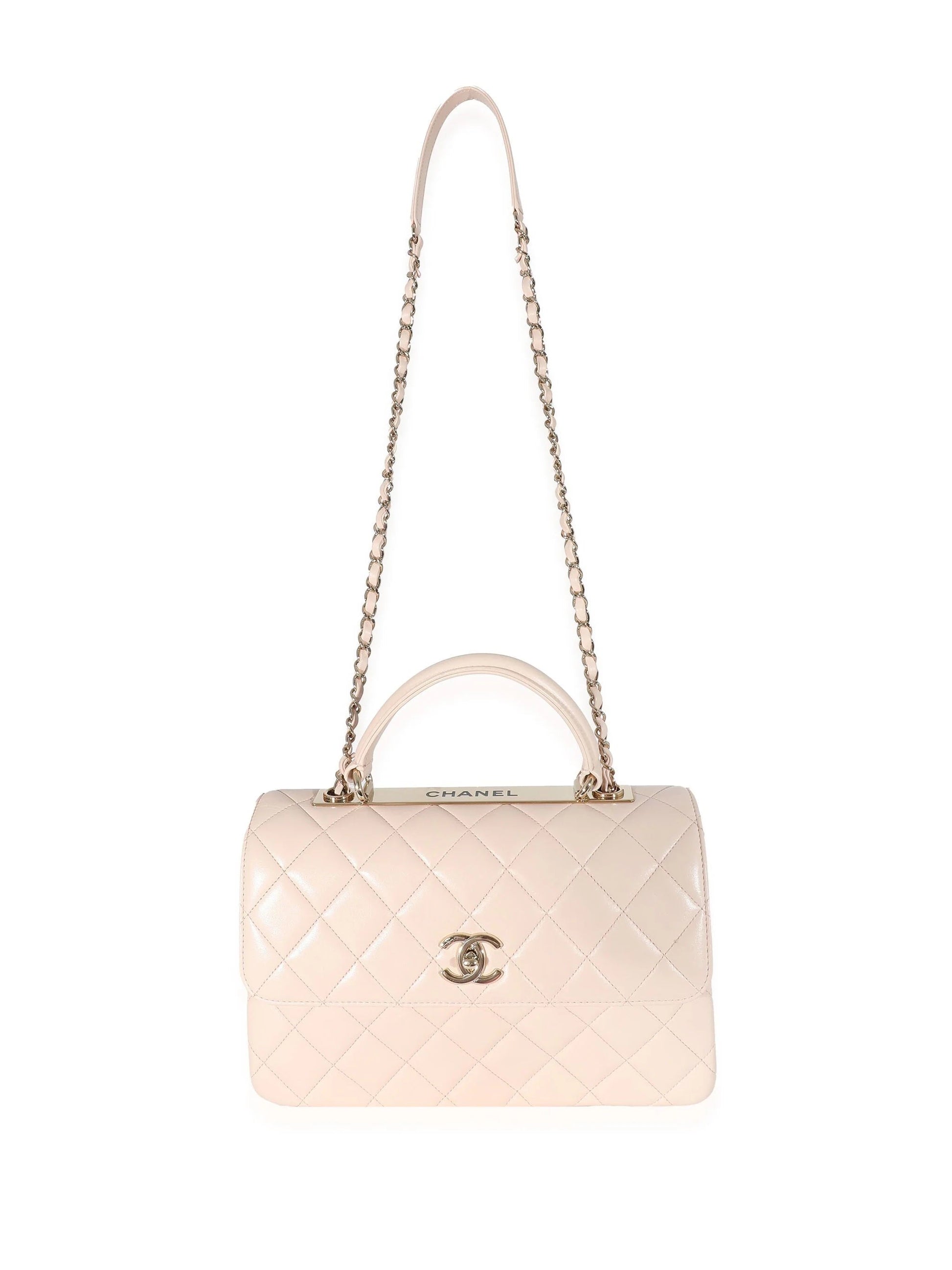 Chanel QUILTED LAMBSKIN TRENDY Flap Bag - Rovelle Bags