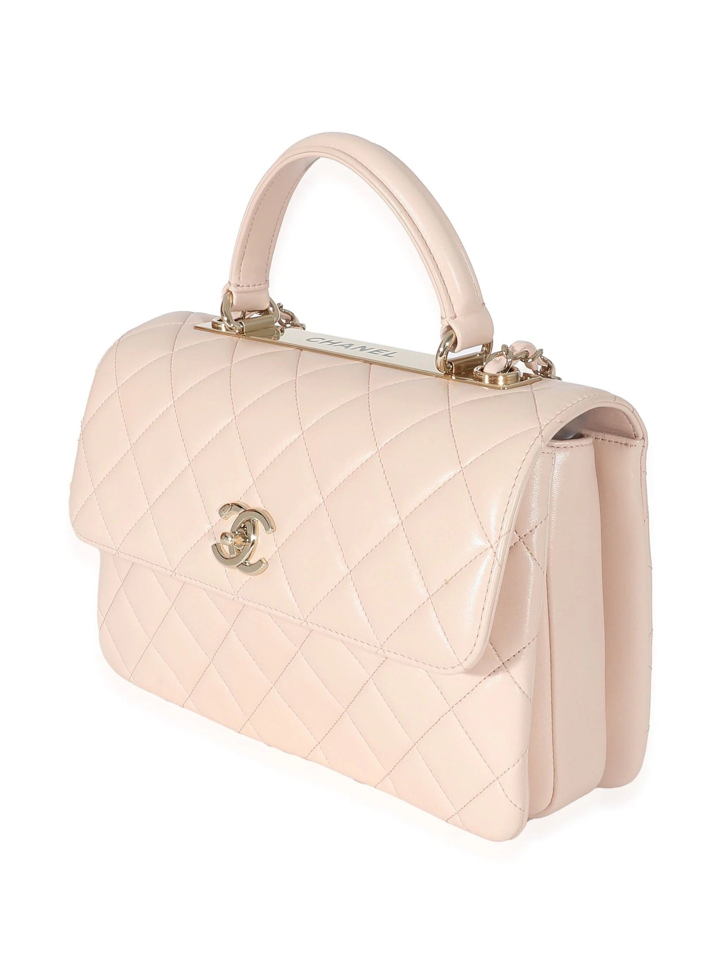 Chanel QUILTED LAMBSKIN TRENDY Flap Bag - Rovelle Bags