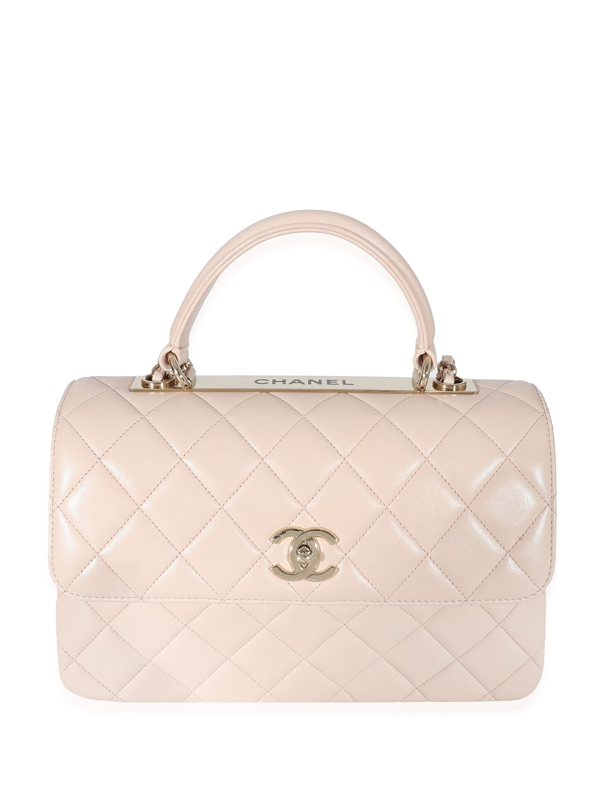Chanel QUILTED LAMBSKIN TRENDY Flap Bag - Rovelle Bags