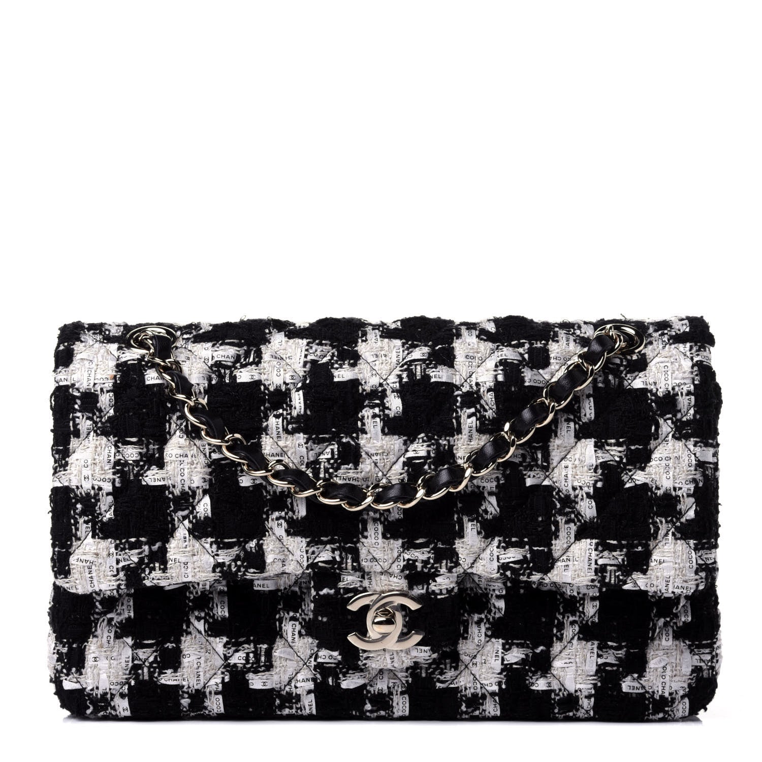Chanel QUILTED TWEED DOUBLE Flap Bag - Rovelle Bags