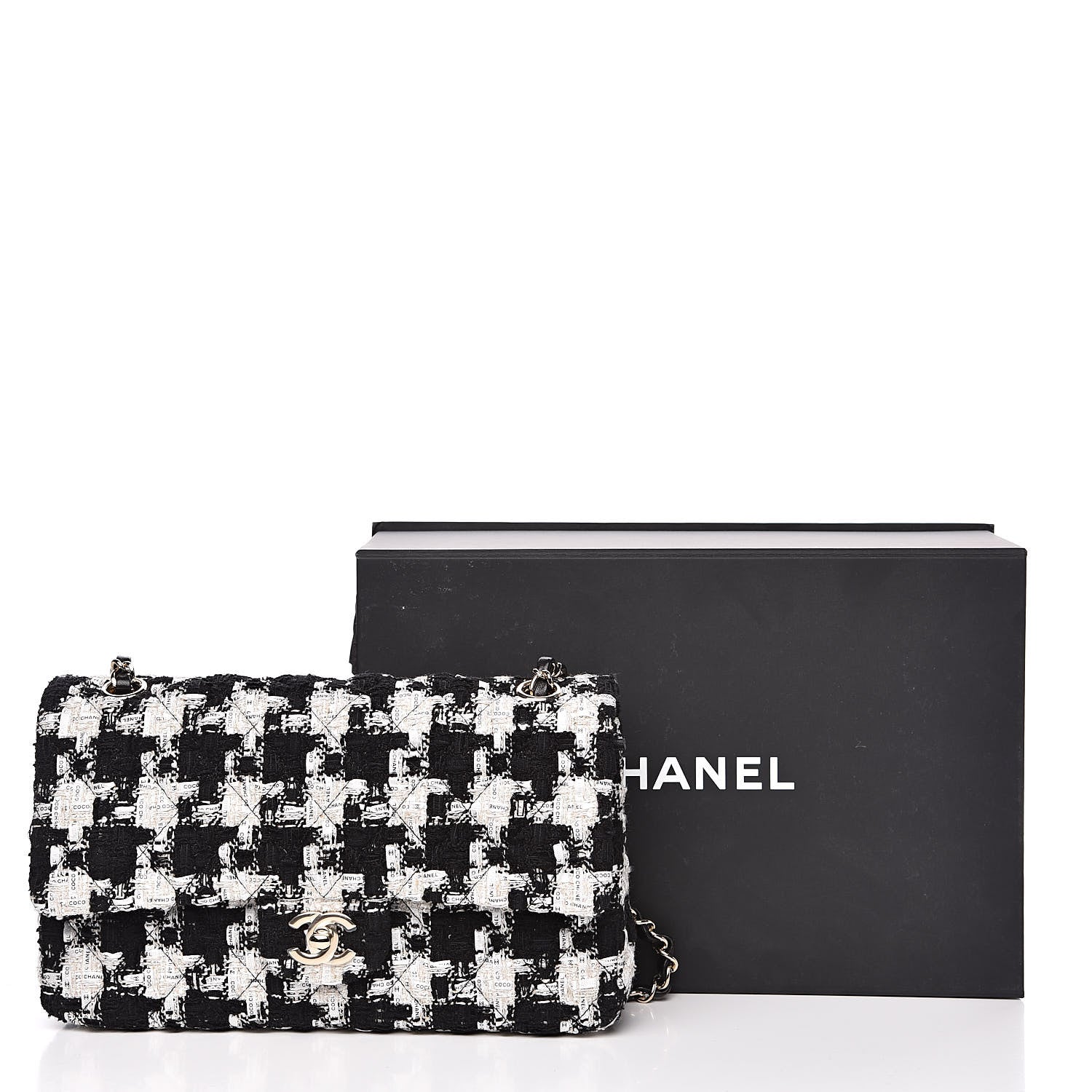 Chanel QUILTED TWEED DOUBLE Flap Bag - Rovelle Bags