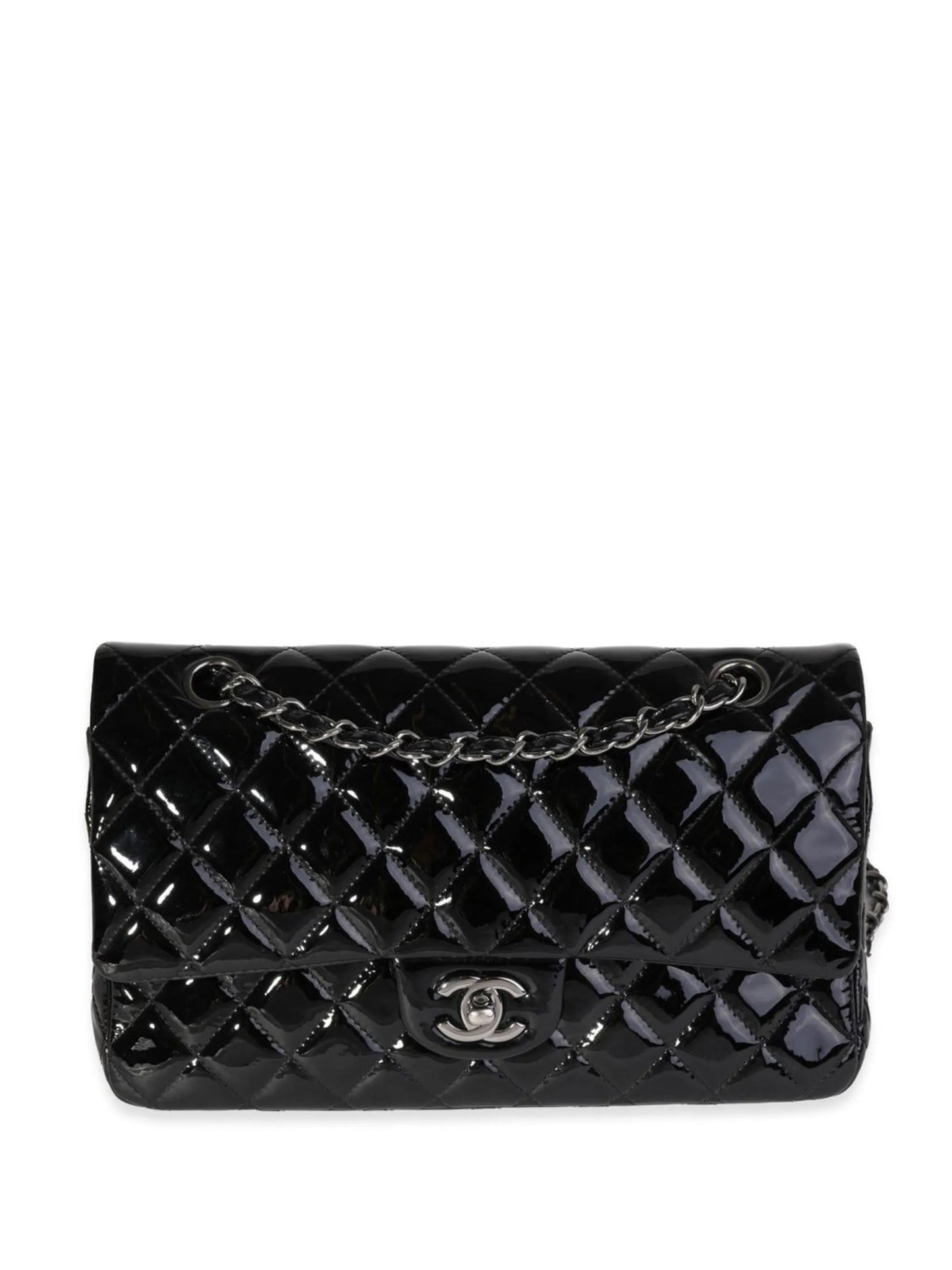 Chanel CLASSIC QUILTED PATENT Shoulder Bag - Rovelle Bags