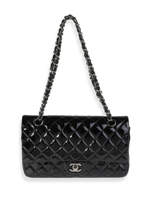 Chanel CLASSIC QUILTED PATENT Shoulder Bag - Rovelle Bags
