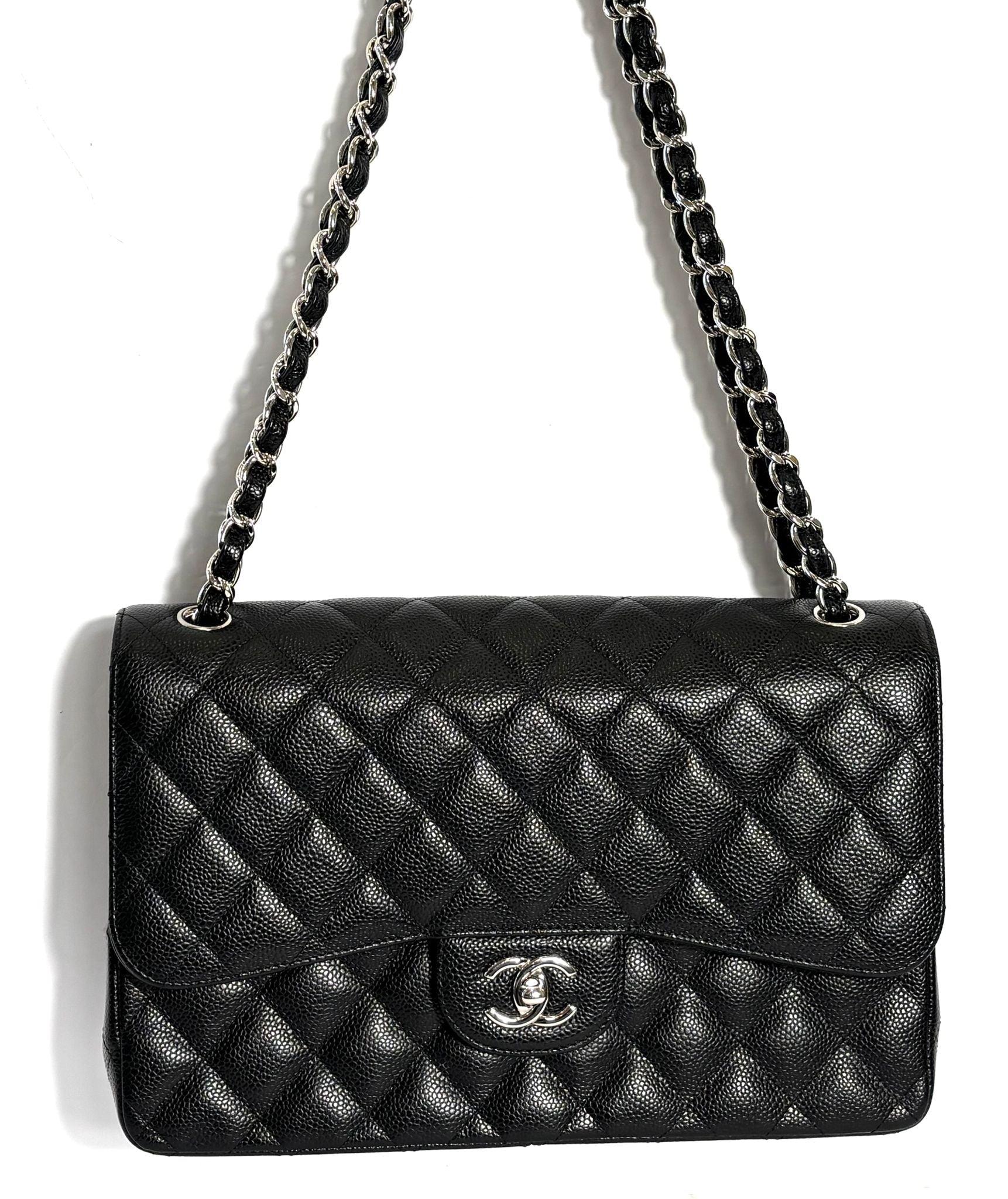 Chanel CLASSIC CAVIAR QUILTED Flap Bag - Rovelle Bags