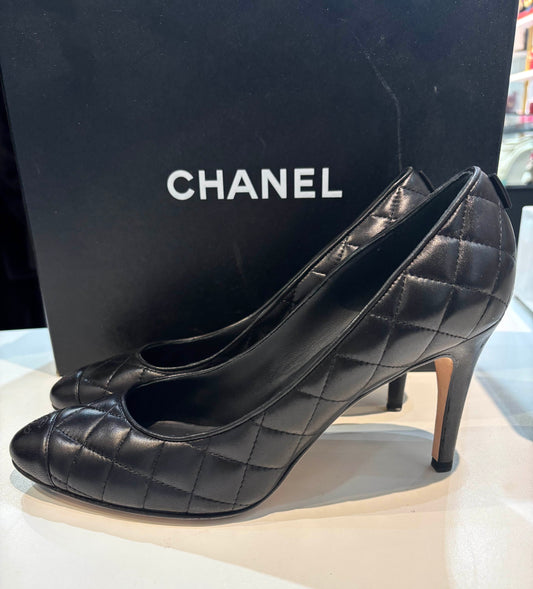 Chanel CC QUILTED LAMBSKIN Handbag - Rovelle Bags