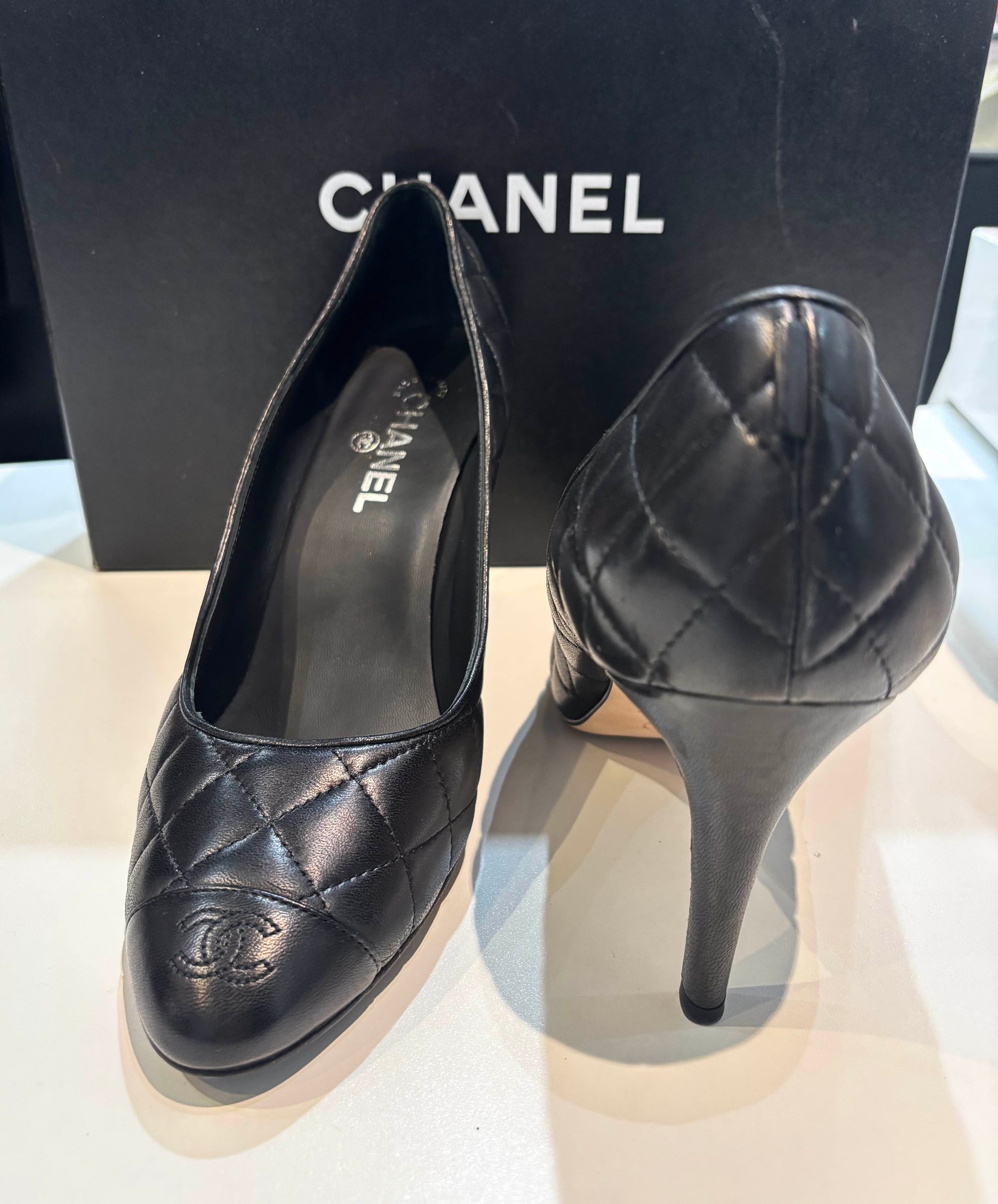 Chanel CC QUILTED LAMBSKIN Handbag - Rovelle Bags