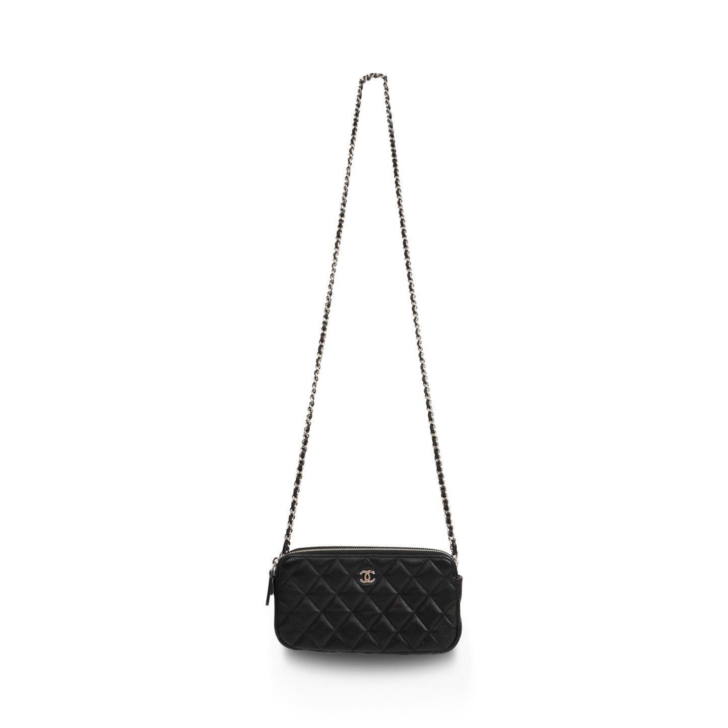 Chanel Double Zip Clutch Clutch Bag - Rovelle Bags