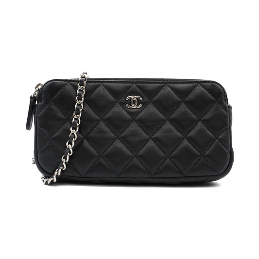 Chanel Double Zip Clutch Clutch Bag - Rovelle Bags