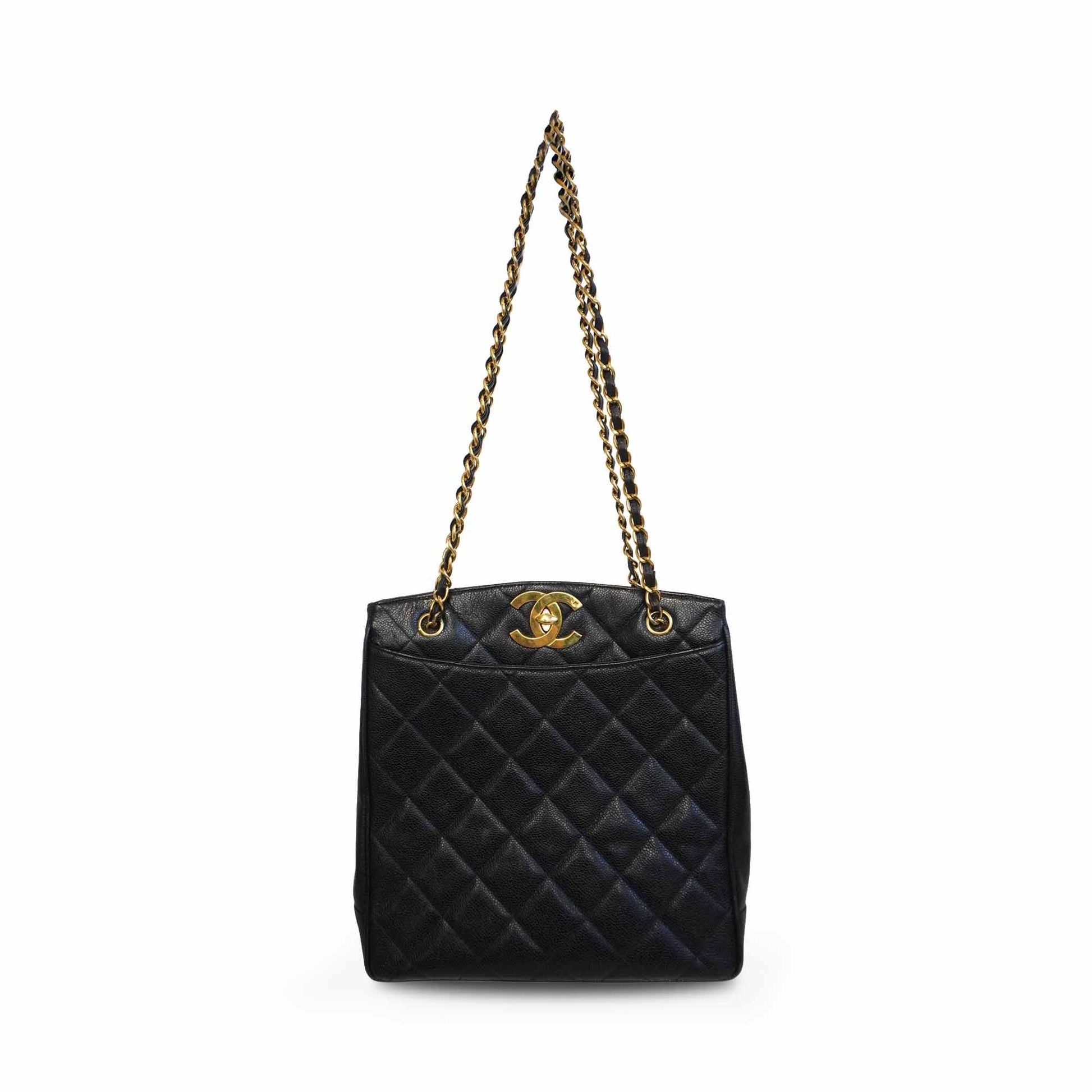 Chanel Quilted Caviar Tote Tote Bag - Rovelle Bags