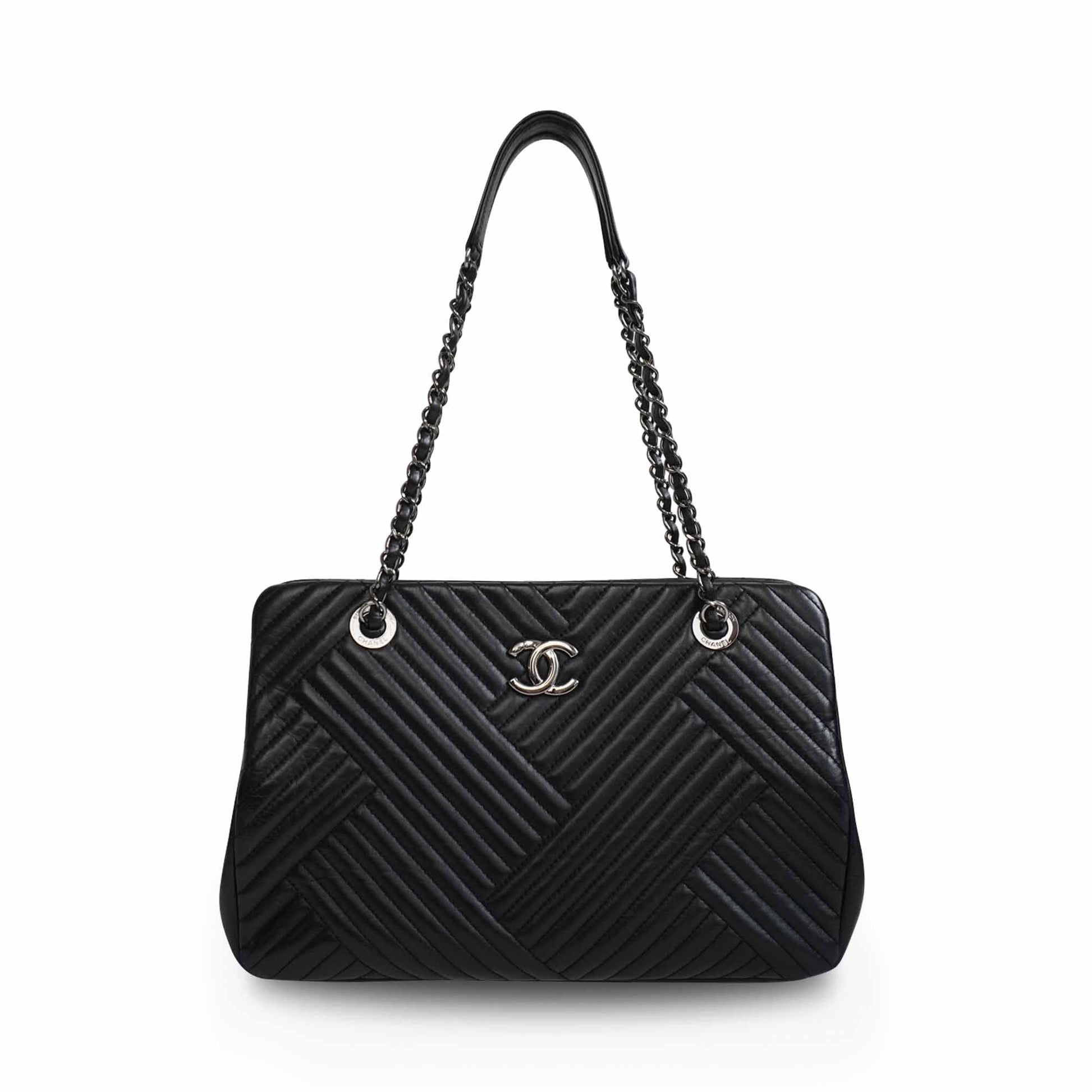 Chanel 'CC Crossing' Shopping Tote Tote Bag - Rovelle Bags