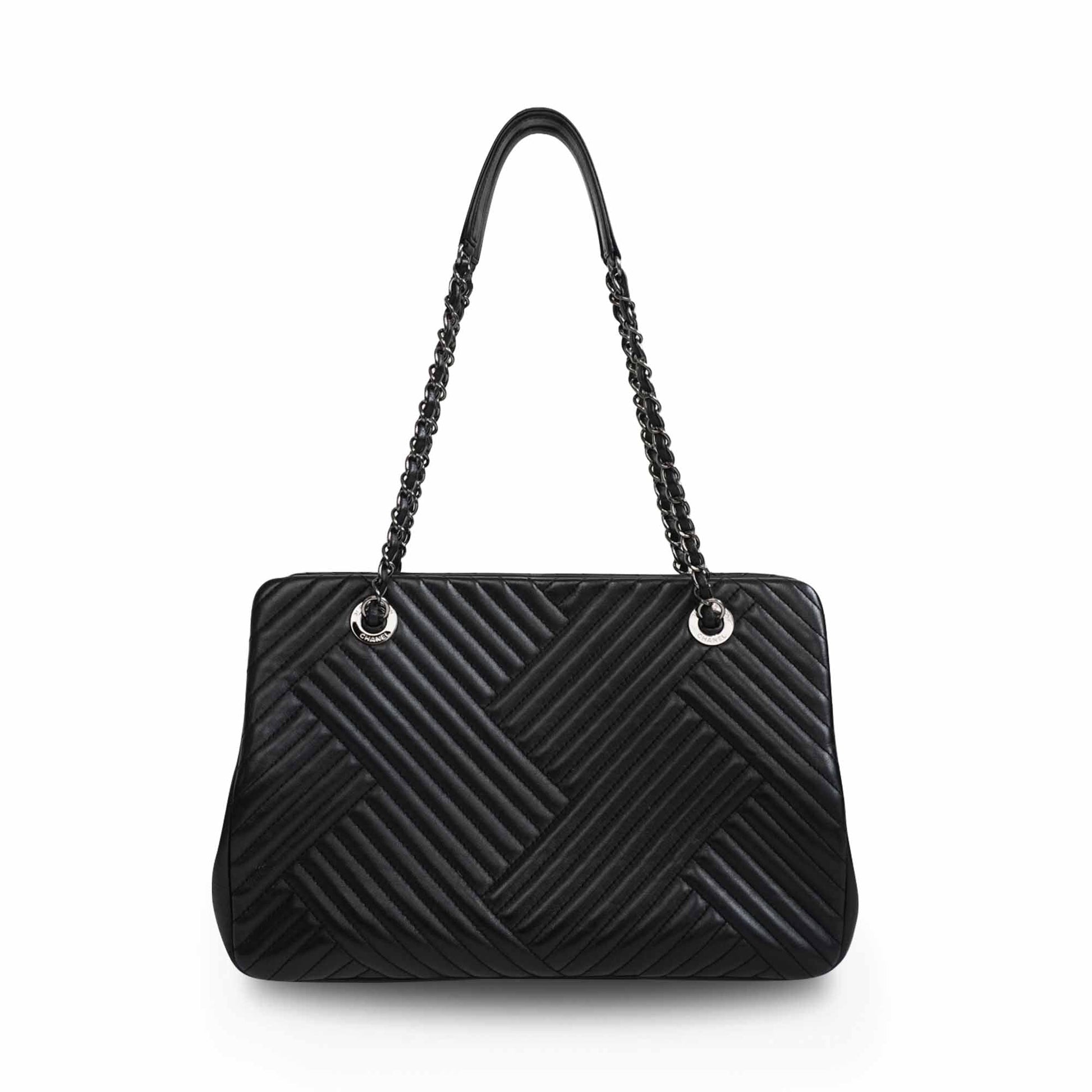 Chanel 'CC Crossing' Shopping Tote Tote Bag - Rovelle Bags