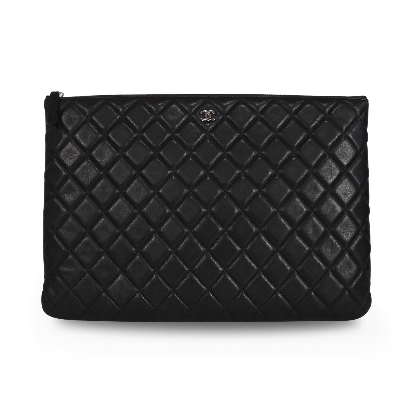 Chanel 'O Case' Zip Pouch Clutch Clutch Bag - Rovelle Bags