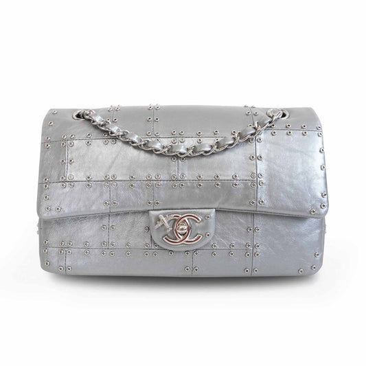 Chanel 'Airline Grommet' Double Flap Flap Bag - Rovelle Bags