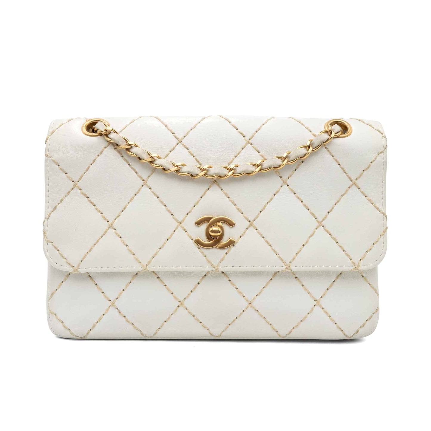 Chanel 'Wild Stitch' Flap Shoulder Shoulder Bag - Rovelle Bags