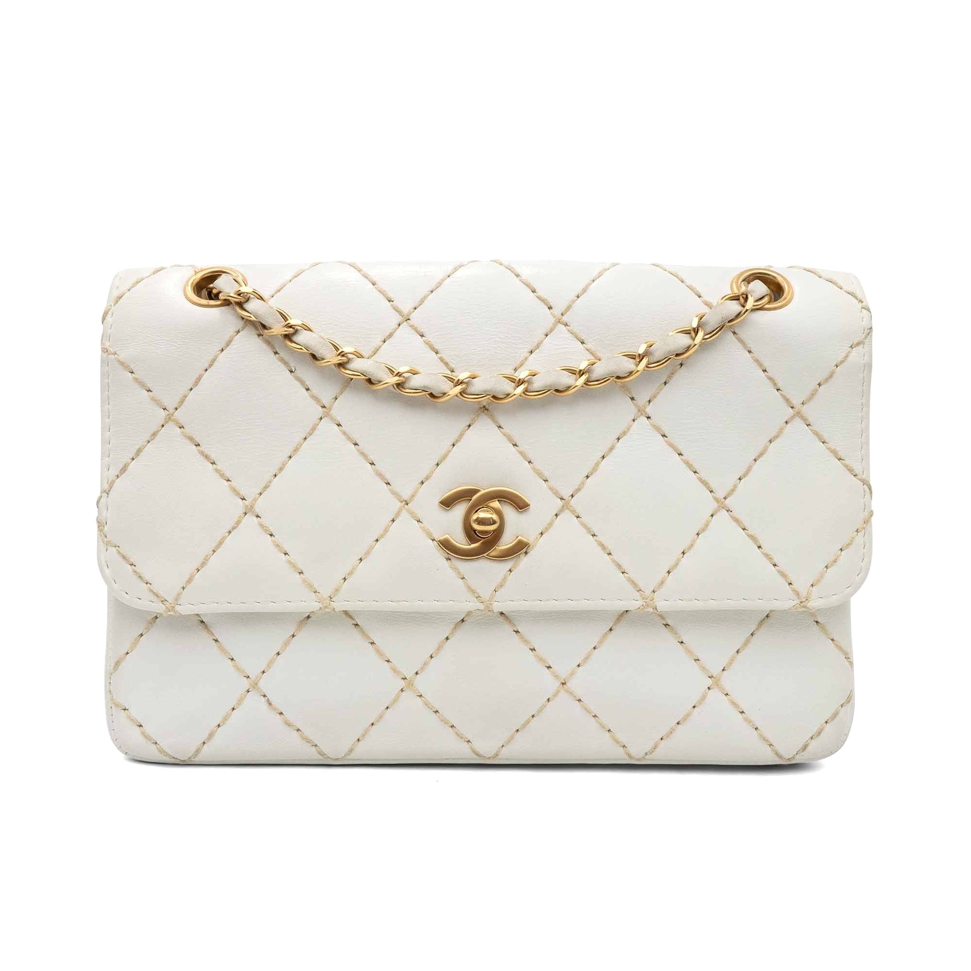 Chanel 'Wild Stitch' Flap Shoulder Shoulder Bag - Rovelle Bags