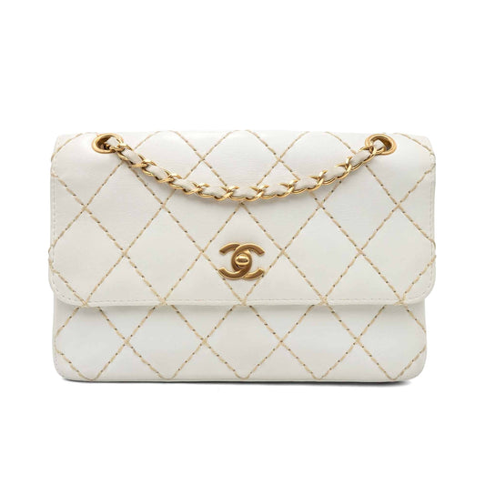 Chanel 'Wild Stitch' Flap Shoulder Shoulder Bag - Rovelle Bags