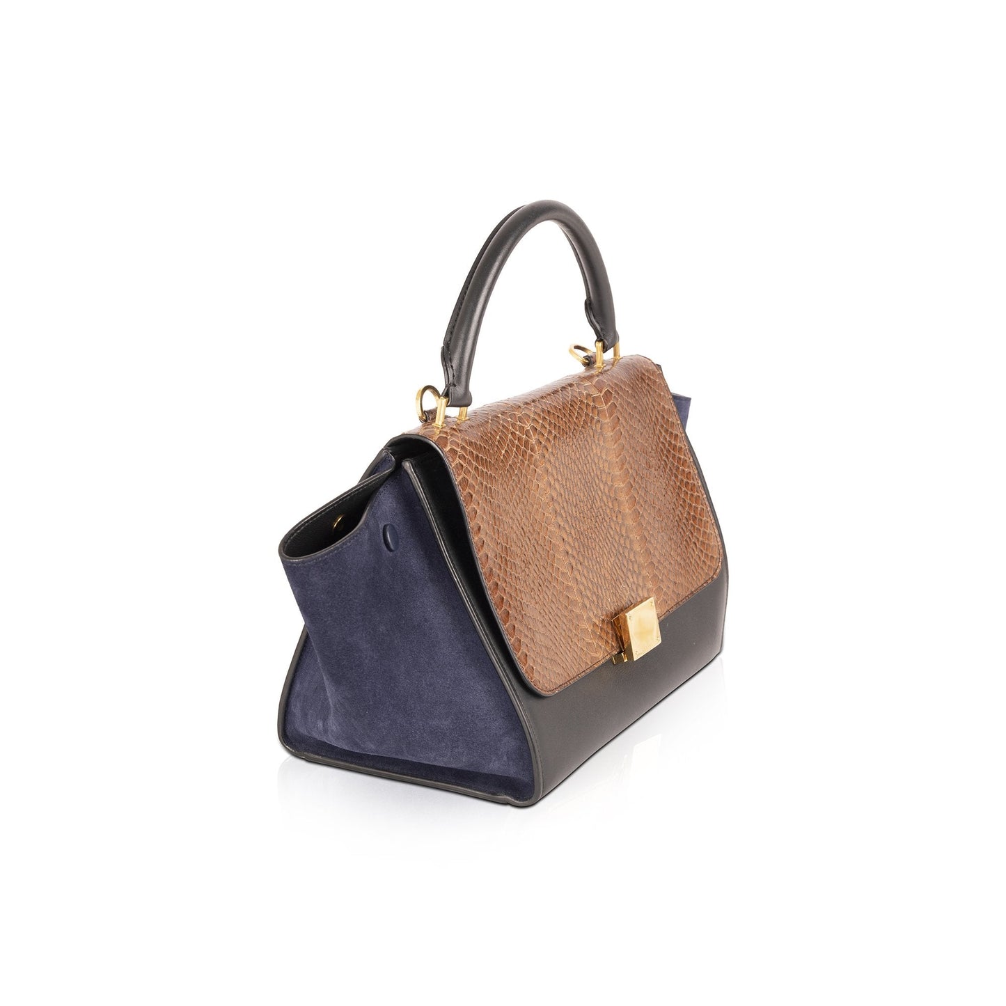 Celine Small Python Trapeze Bag
