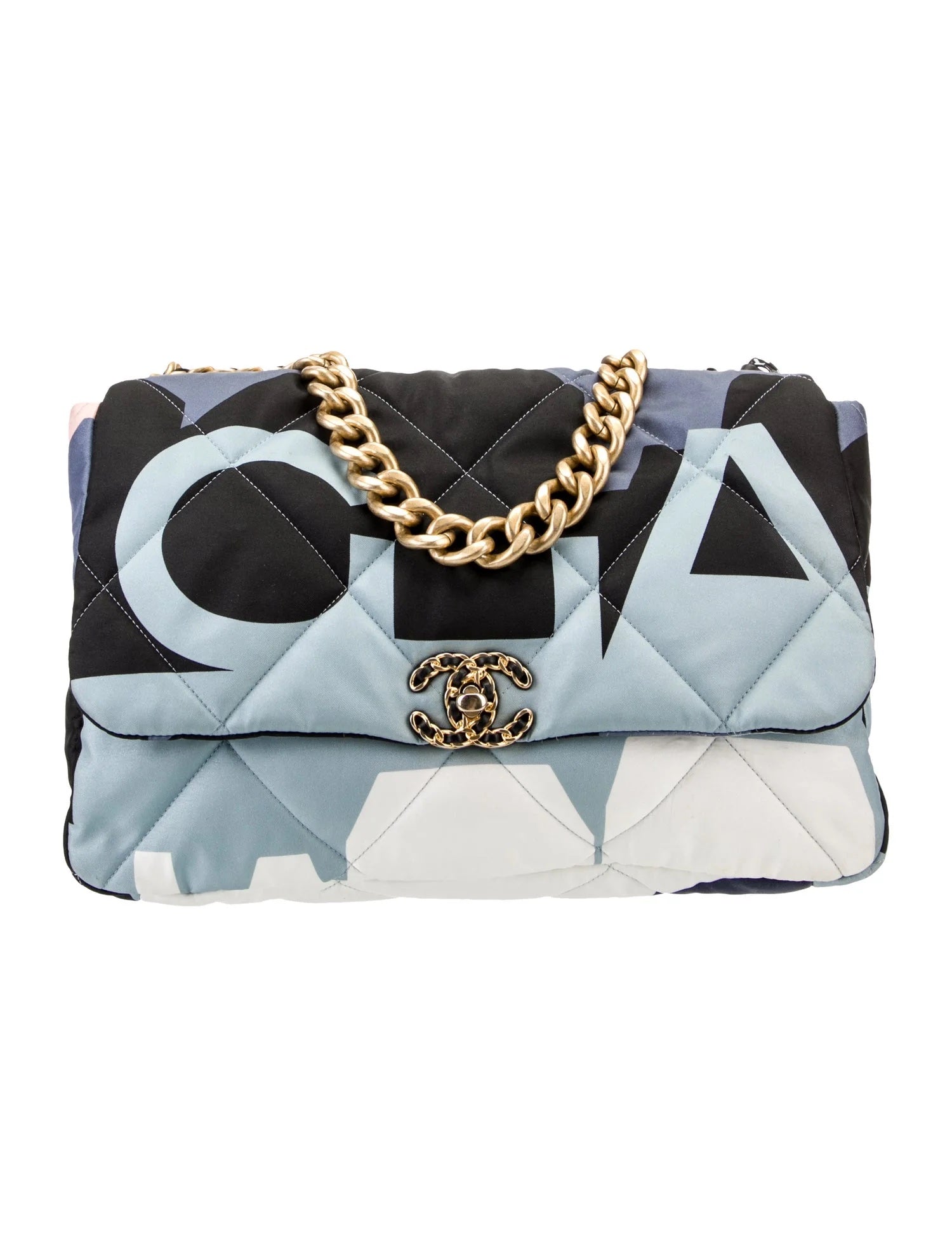 Chanel CC QUILTED PRINTED Flap Bag - Rovelle Bags