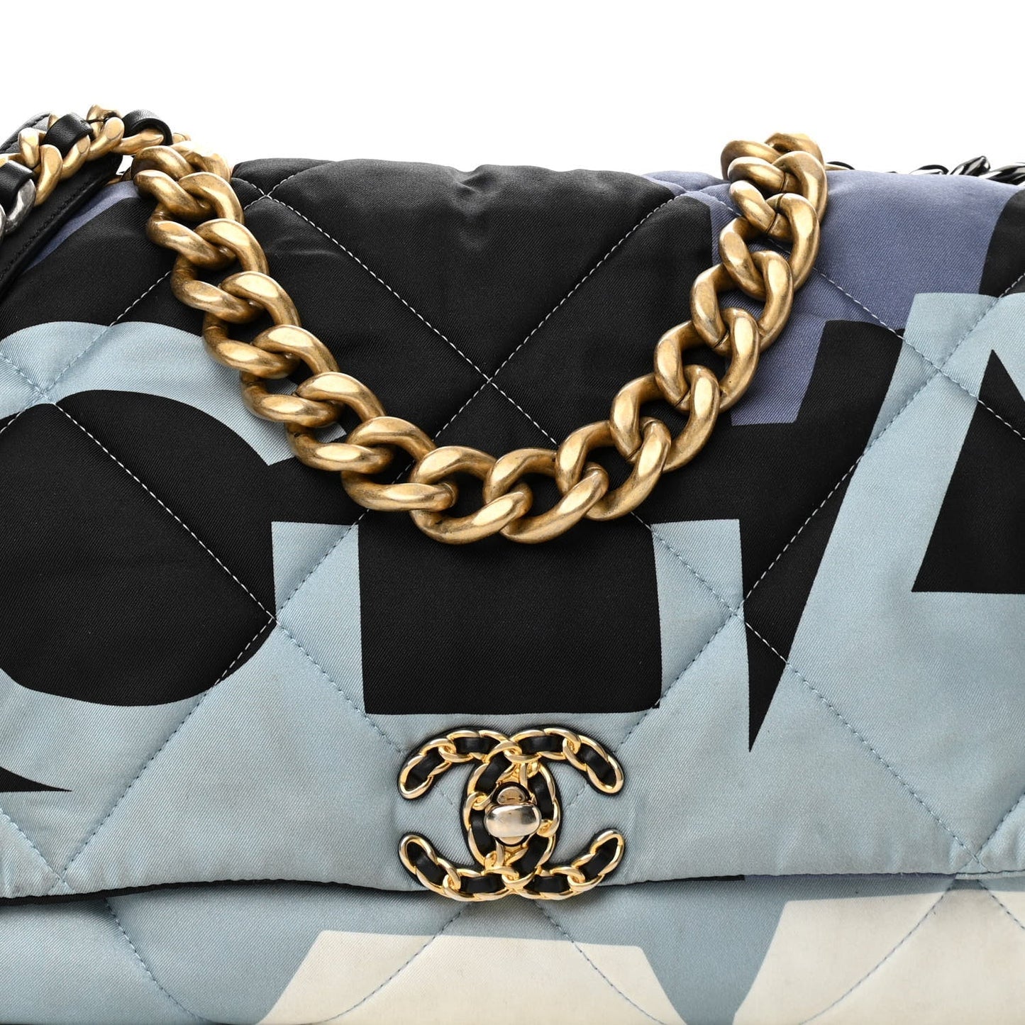 Chanel CC QUILTED PRINTED Flap Bag - Rovelle Bags