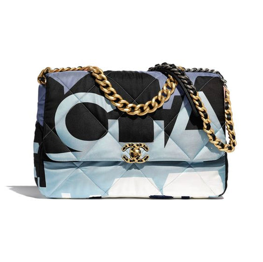 Chanel CC QUILTED PRINTED Flap Bag - Rovelle Bags