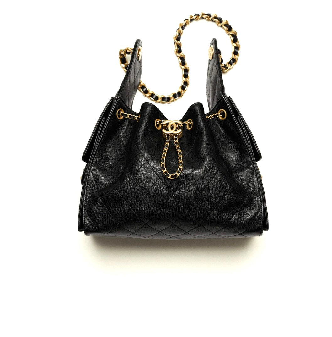 Chanel 25 CAVIAR QUILTED Hobo Bag - Rovelle Bags