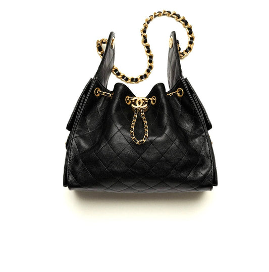 Chanel 25 CAVIAR QUILTED Hobo Bag - Rovelle Bags