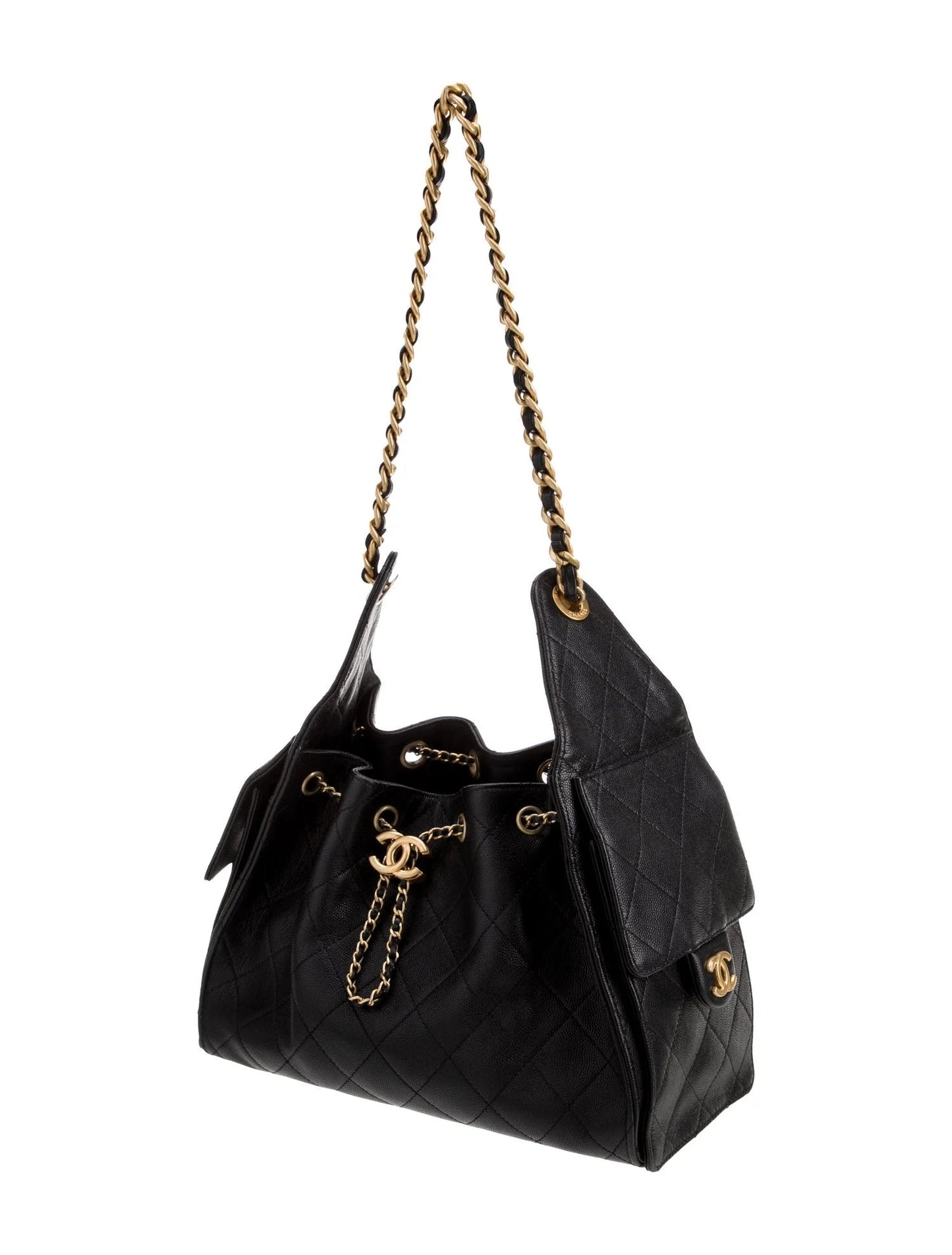 Chanel 25 CAVIAR QUILTED Hobo Bag - Rovelle Bags
