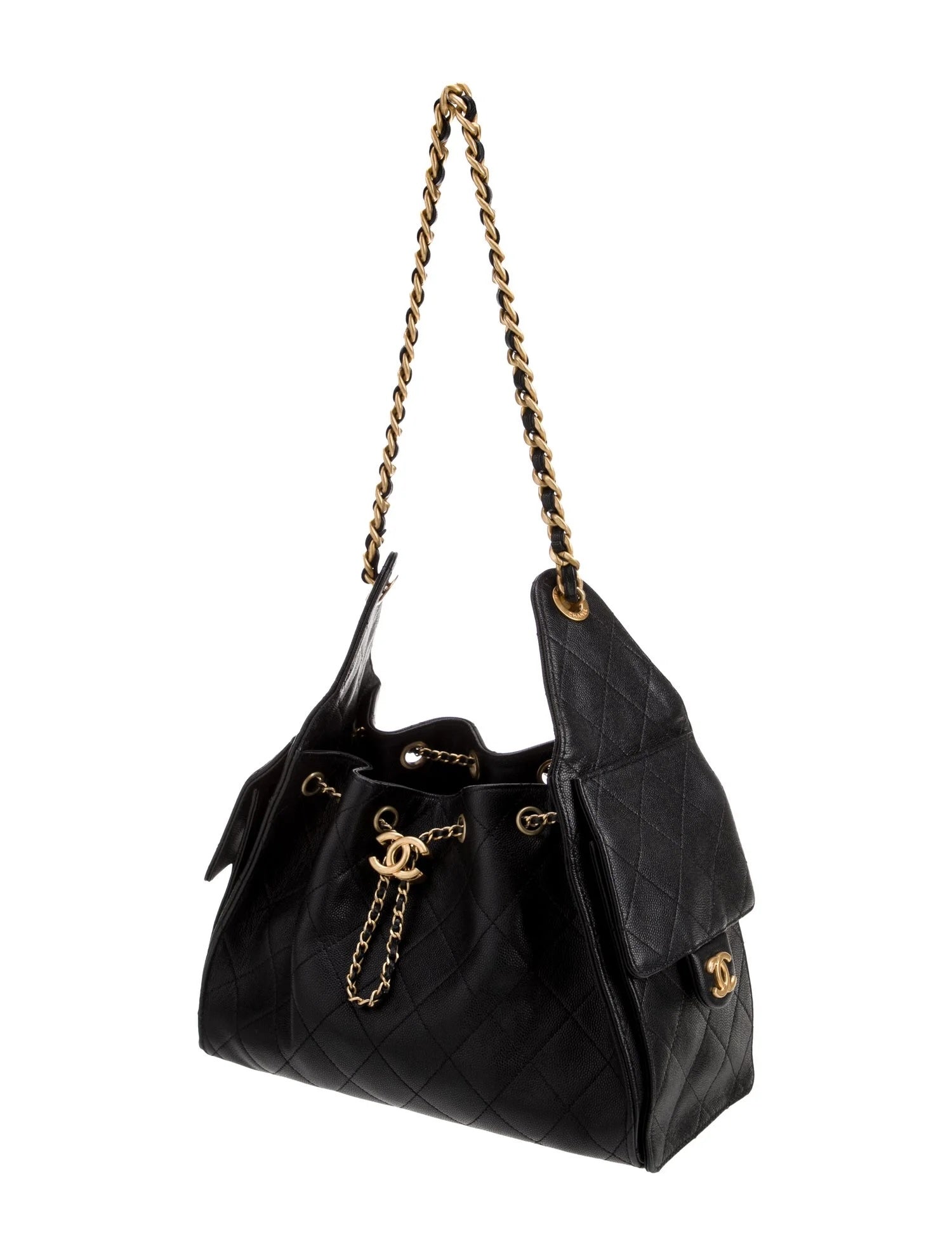 Chanel 25 CAVIAR QUILTED Hobo Bag - Rovelle Bags