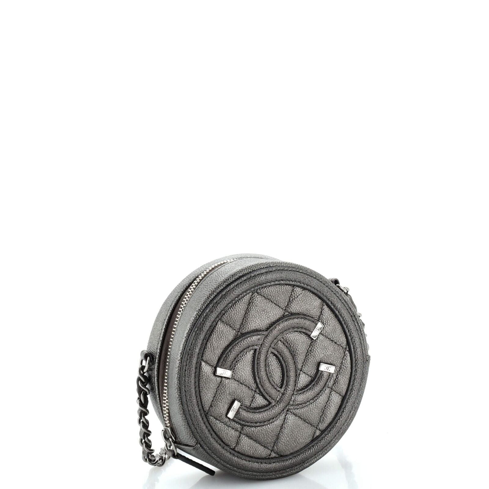 Chanel CC CAVIAR LEATHER Clutch Bag - Rovelle Bags