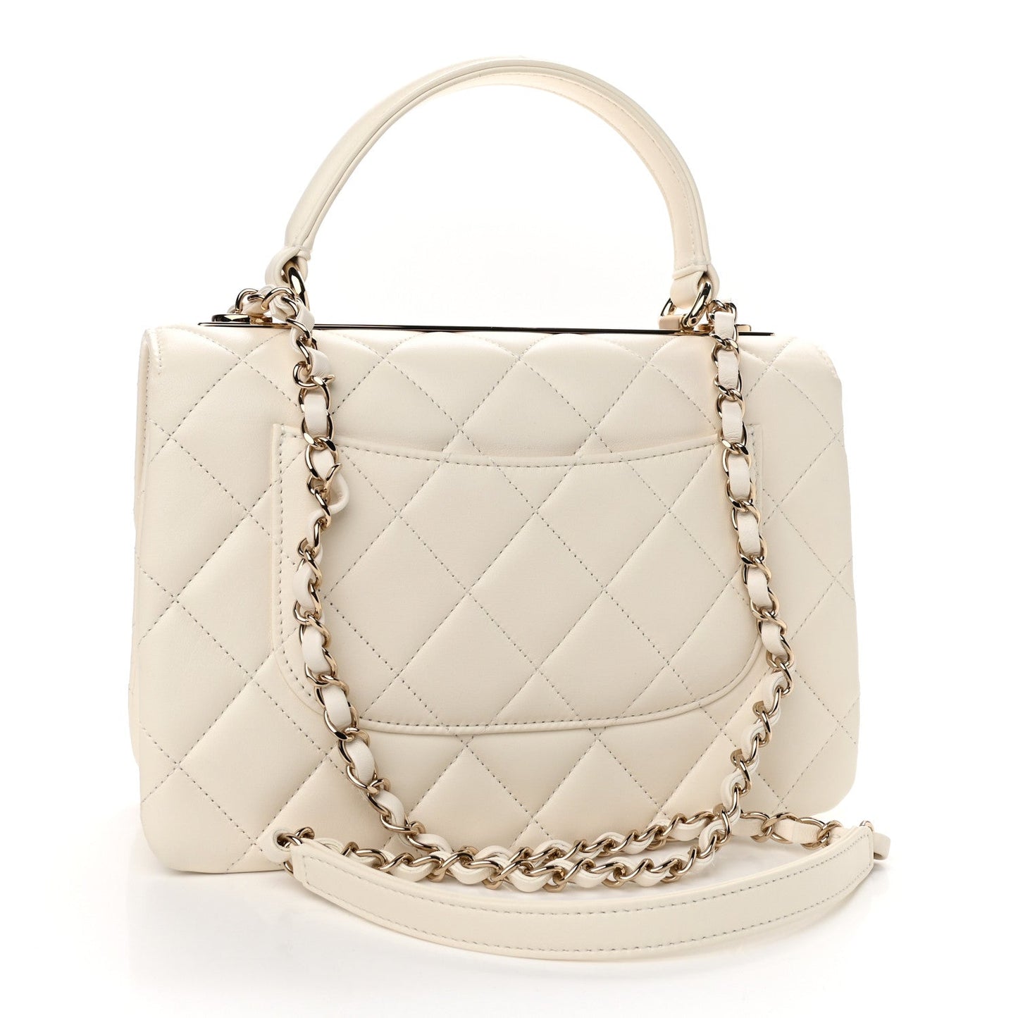 Chanel QUILTED LAMBSKIN TRENDY Flap Bag - Rovelle Bags